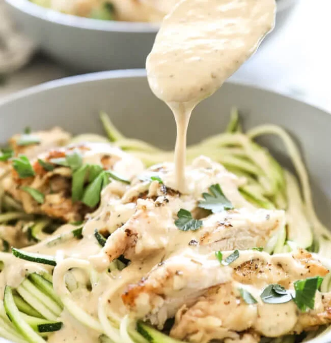 Keto Chicken Alfredo