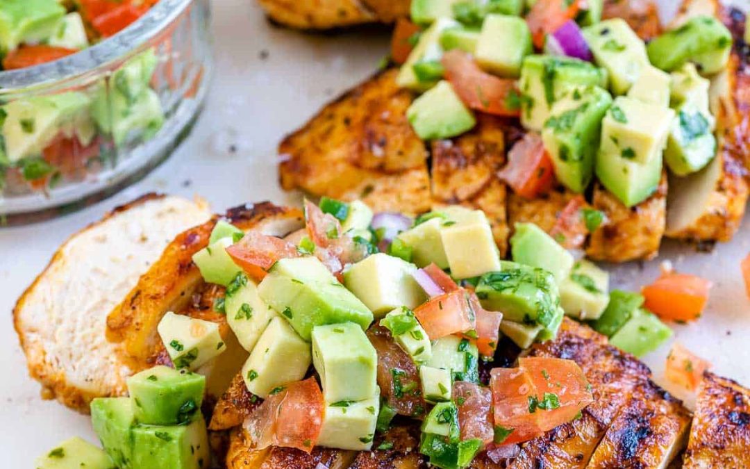 Grilled Chicken with Avocado Salsa