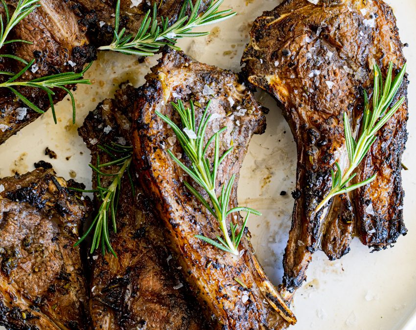 Lamb Chops With Rosemary And Garlic