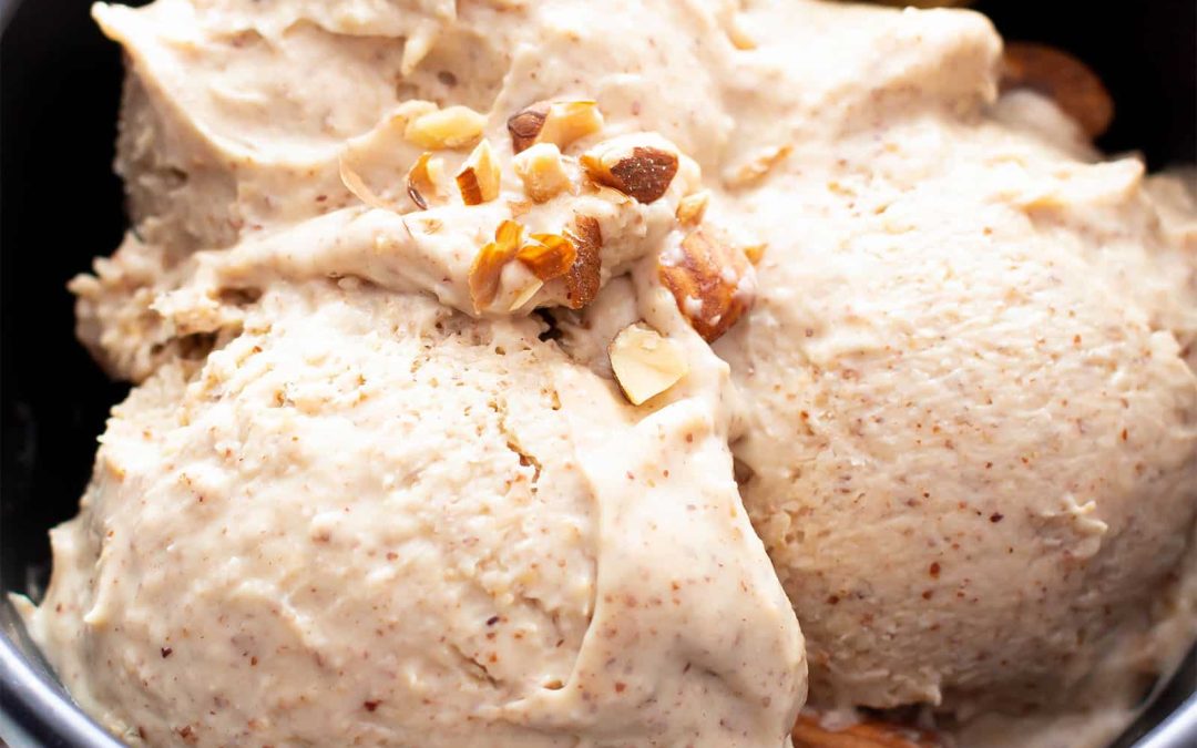 Almond and Coconut Keto Ice Cream